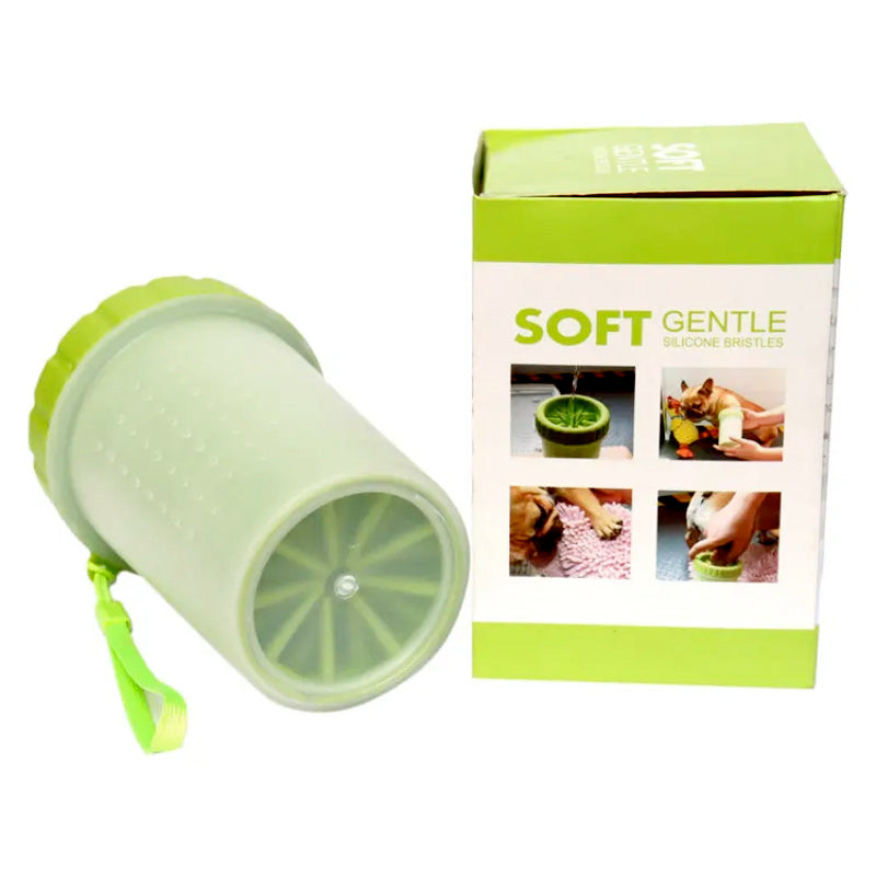 Soft & Gentle Pet Paw Cleaner Cup – Silicone Bristles (G8075-2)