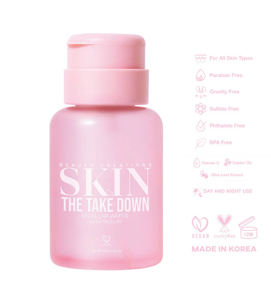 The Take Down Micellar Water - Beauty Creations Skin