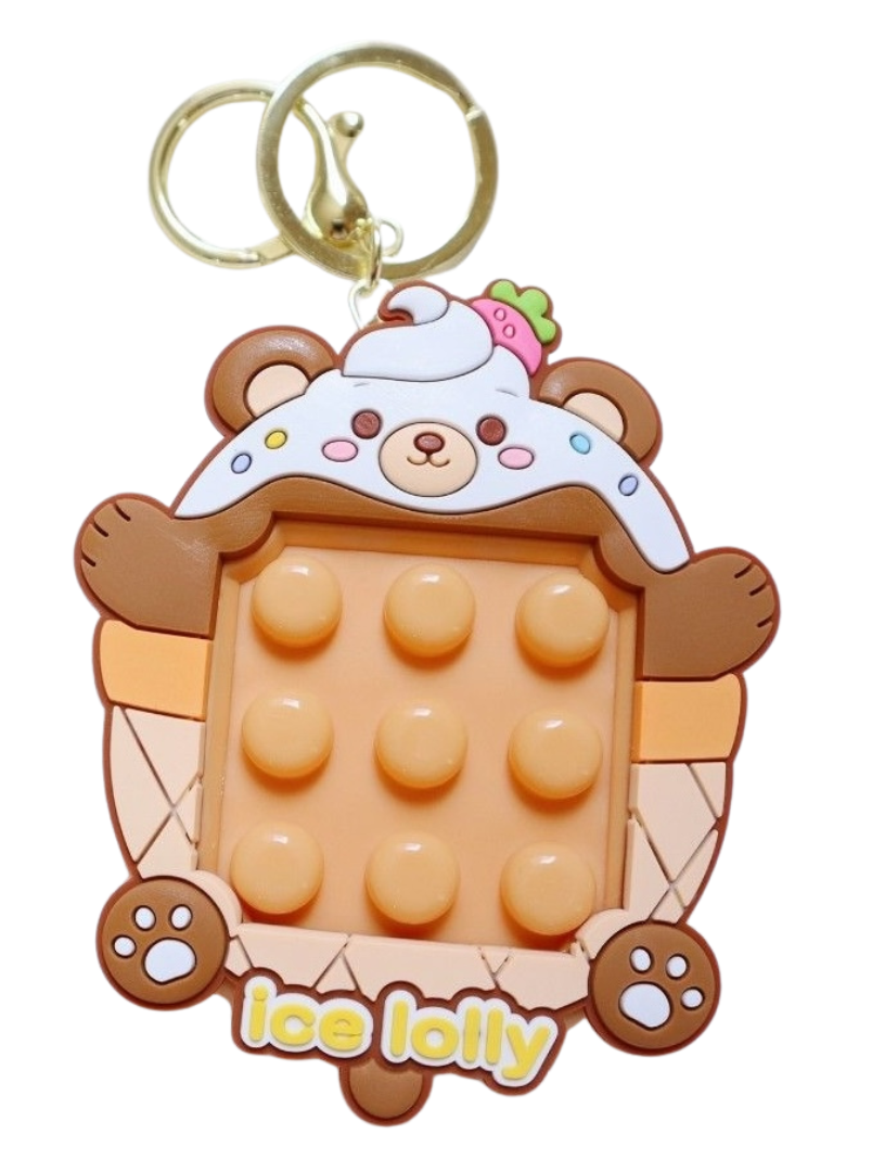 Ice Lolly Pop Bubble Keychain (CA114-3)