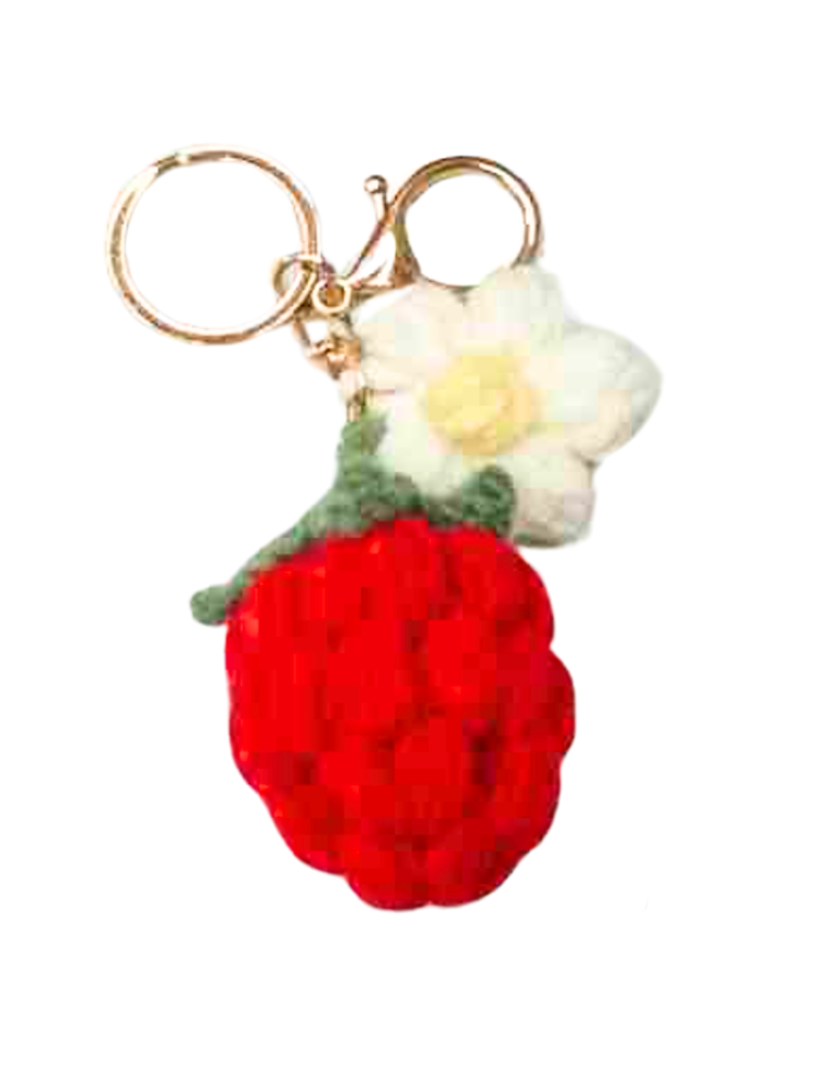 Handmade Crochet Fruit & Flower Keychains (CA113)
