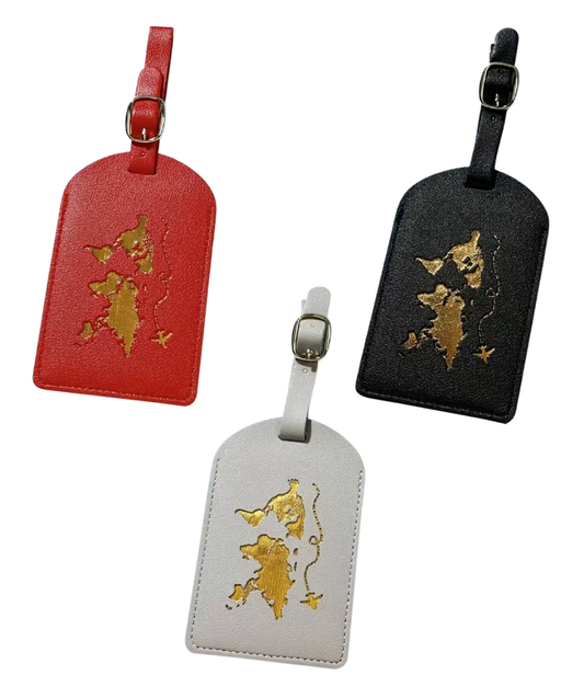 World Map Luggage Tag – Travel with Style (CA097)