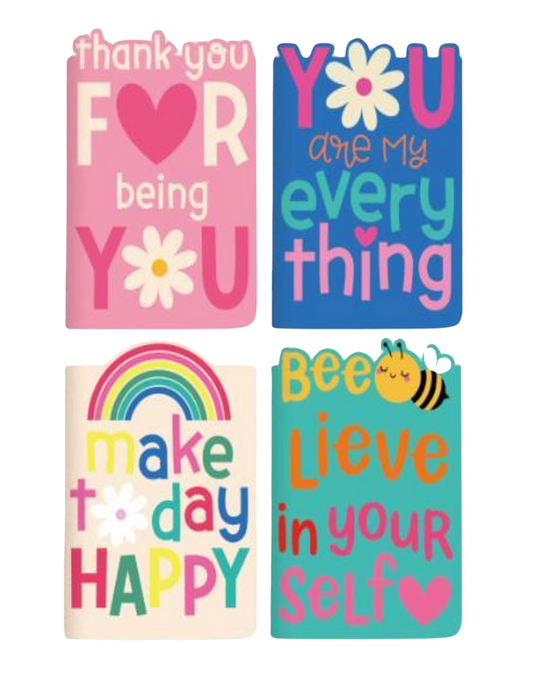 Cuaderno con frases motivacionales - 32 páginas - Diseño colorido - BLZ15434A5-1-4