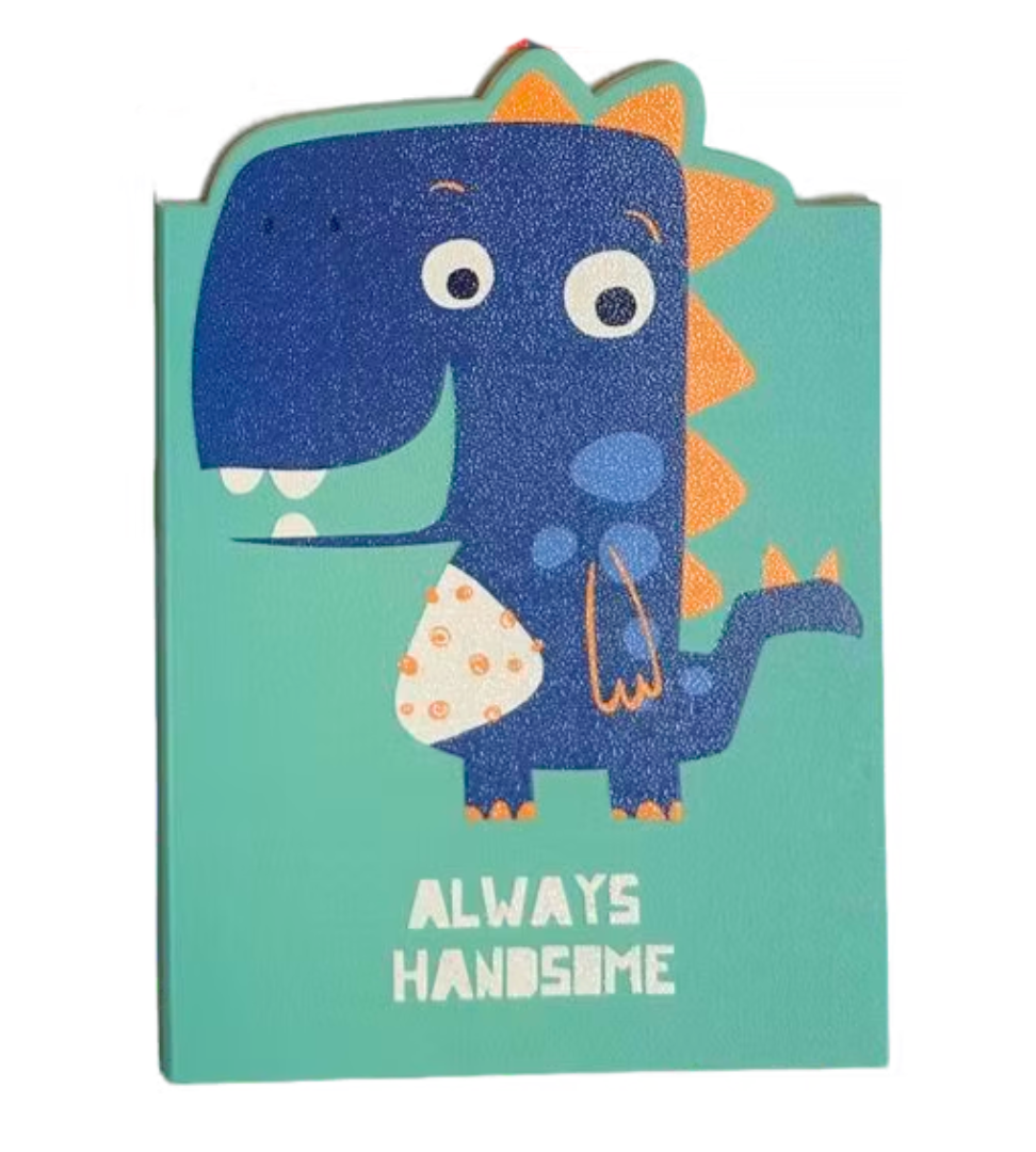 Cuaderno de dinosaurios adorable - 32 hojas - Cuaderno infantil - BLZ15435A5-1-4