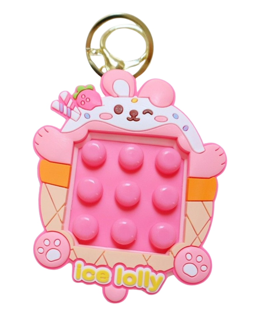 Ice Lolly Pop Bubble Keychain (CA114-3)
