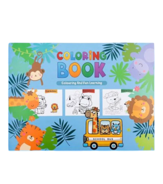 Zoo Coloring Book for Kids – 16 Sheets (TS12388A5-1-4)
