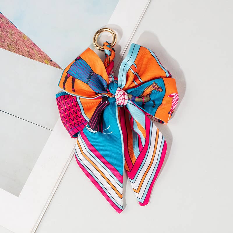 Bow Scarf Bag Charm Keychain 🎀✨
