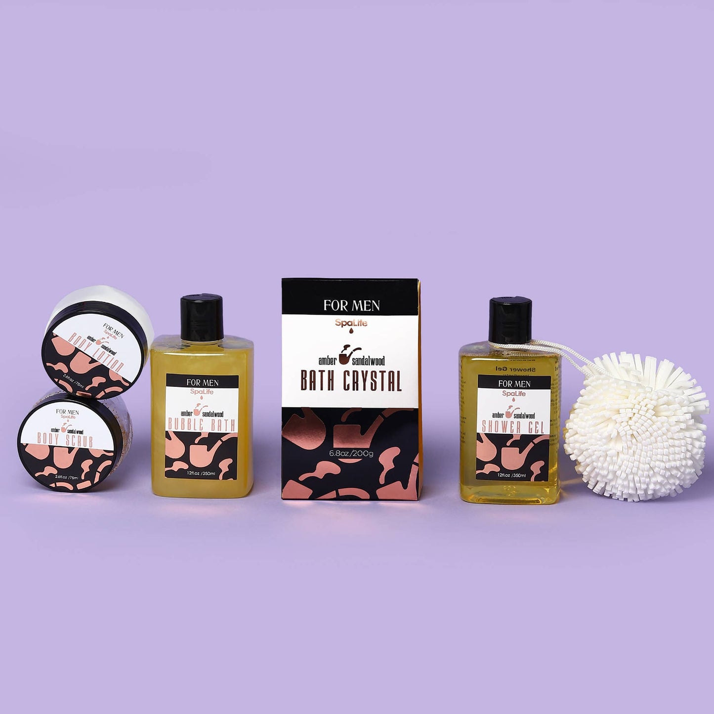 Father's Day Gift Set -All Natural Sandalwood Luxury Spa Kit