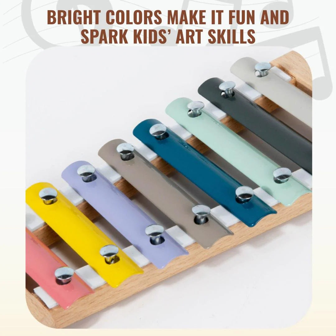 Juego de instrumentos musicales de madera para niños pequeños (CA360)