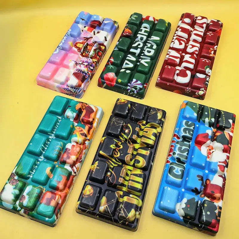 Christmas Chocolate Bar Slow-Rise Squishy Toy