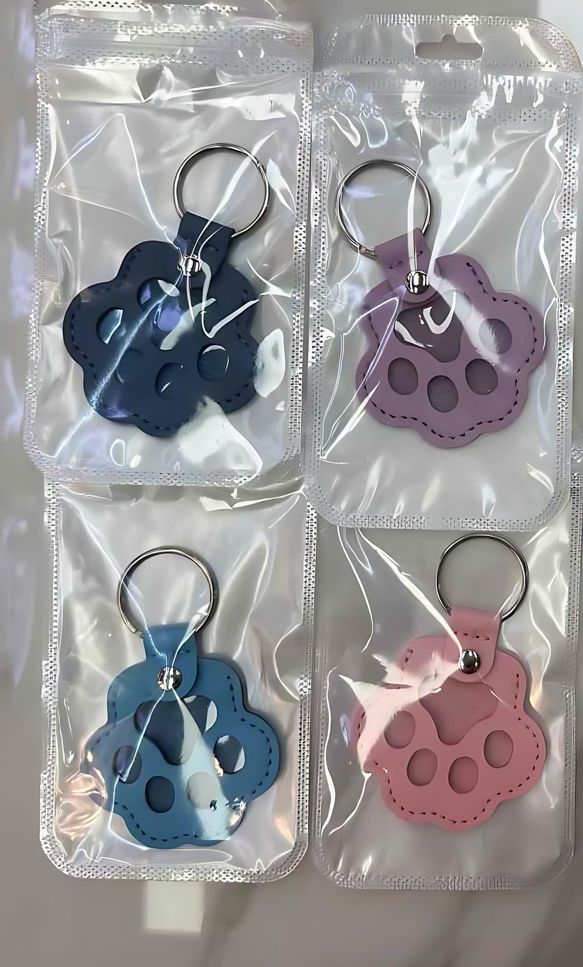 Cute Paw Print Keychain