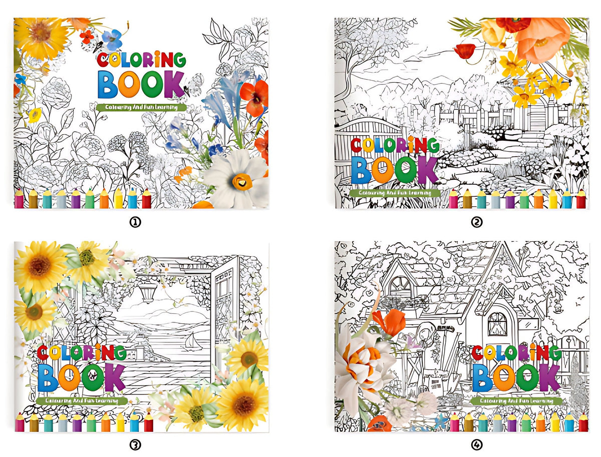 Floral Garden Coloring Book SKU: CA1732