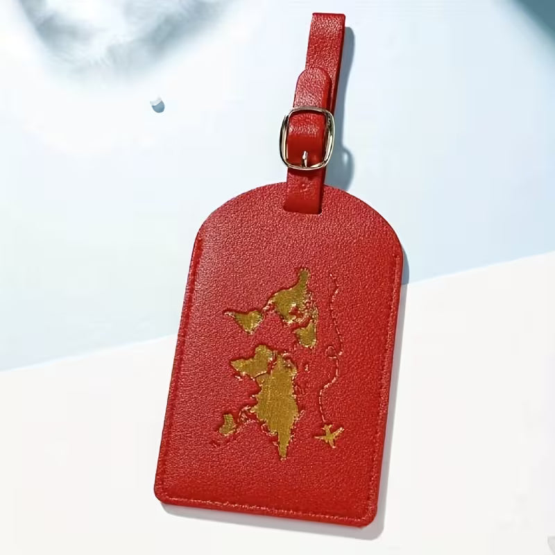 World Map Luggage Tag – Travel with Style (CA097)