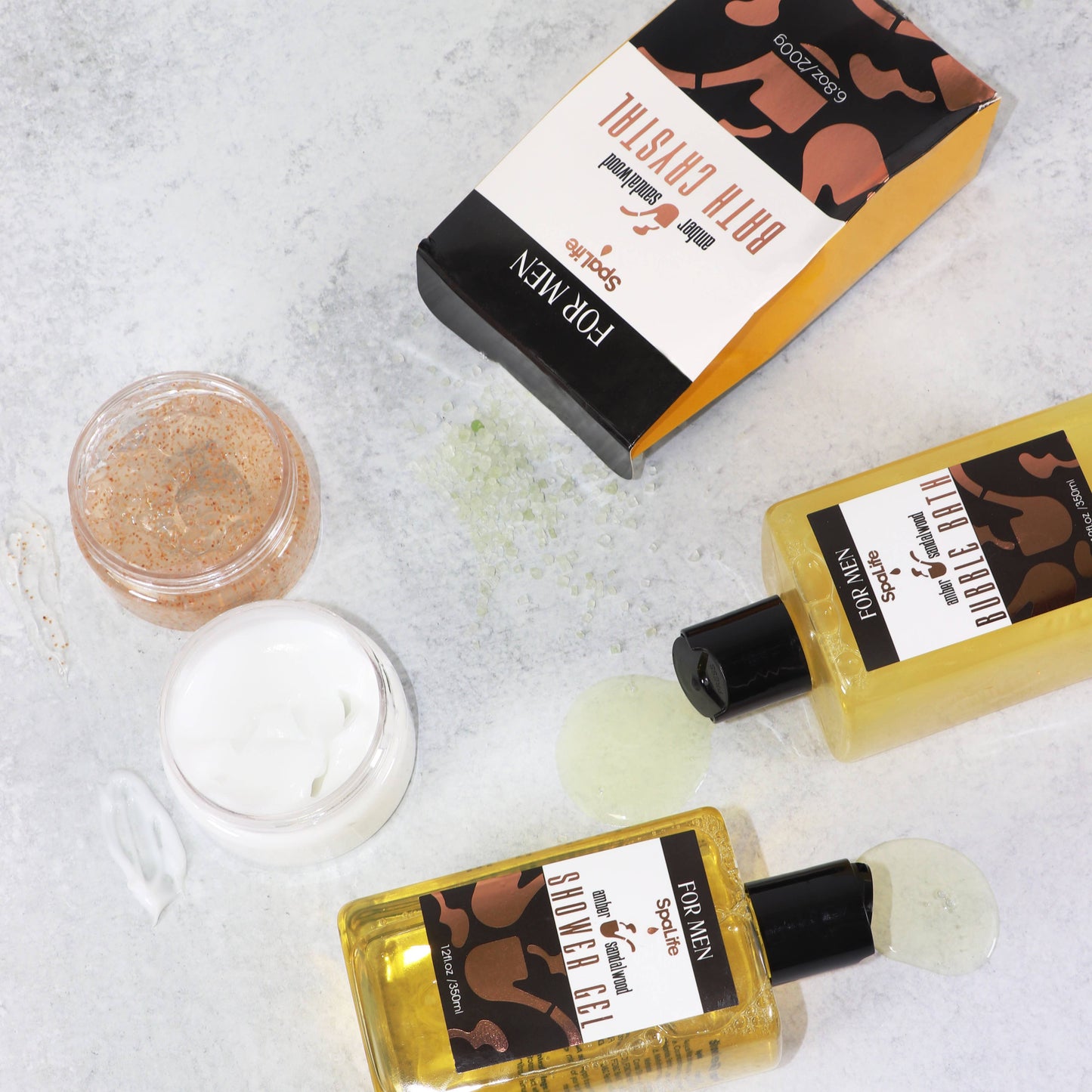 Father's Day Gift Set -All Natural Sandalwood Luxury Spa Kit