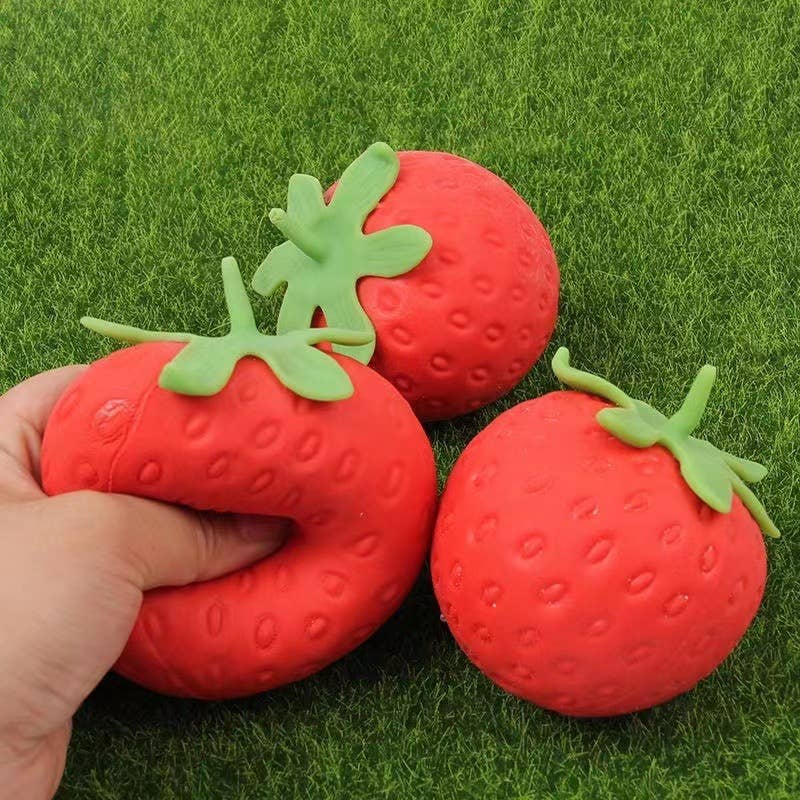Strawberry Shape Squishy Stress Toy