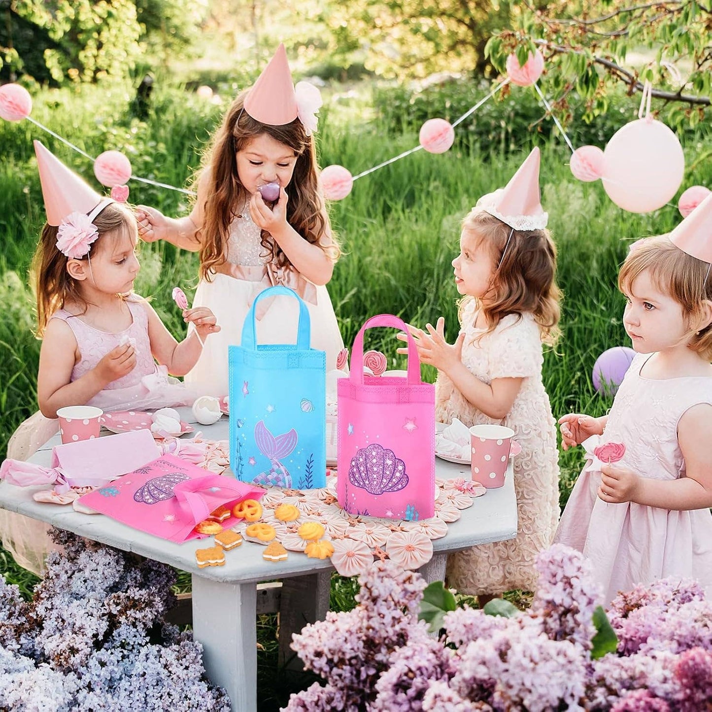 Mermaid Non-Woven Party Gift Bags