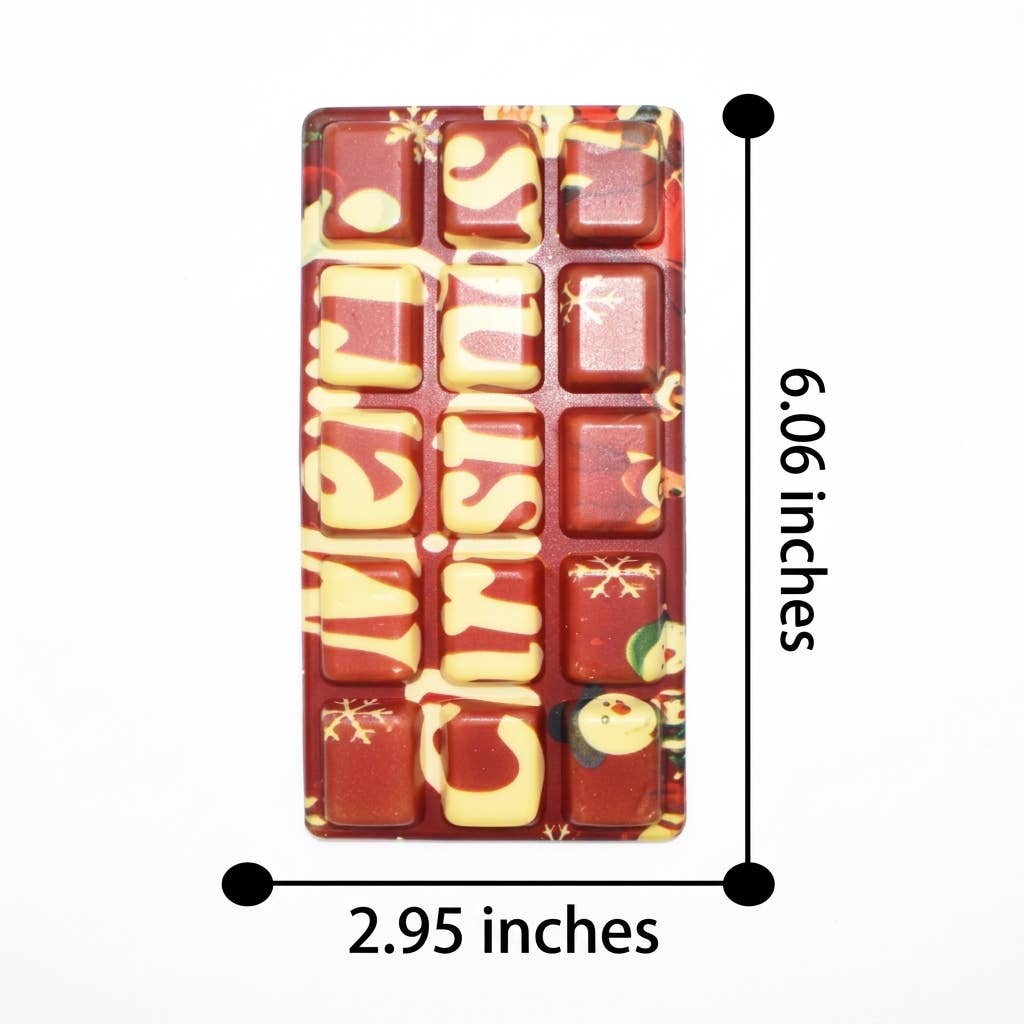 Christmas Chocolate Bar Slow-Rise Squishy Toy