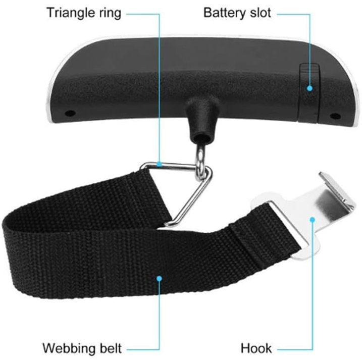 Báscula digital para equipaje: báscula portátil de viaje de hasta 50 kg - G8075-3