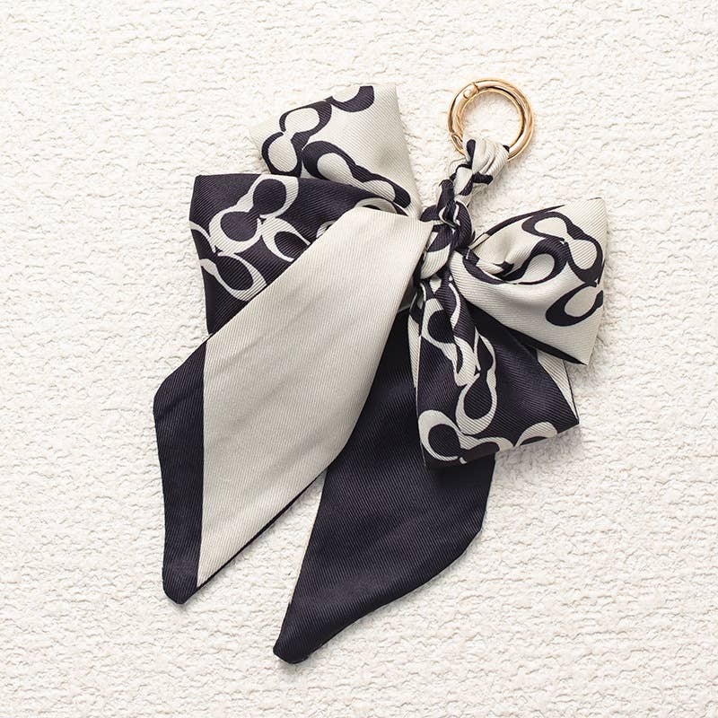Bow Scarf Bag Charm Keychain 🎀✨