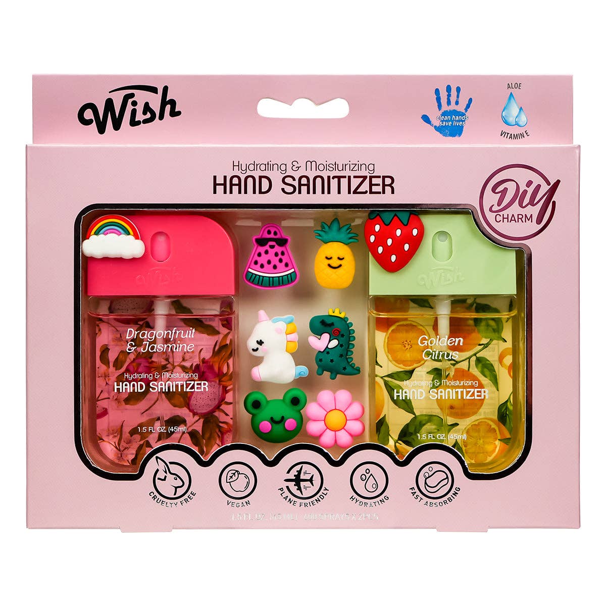 Decorative Charm Sanitizer Collection Case, 20ct