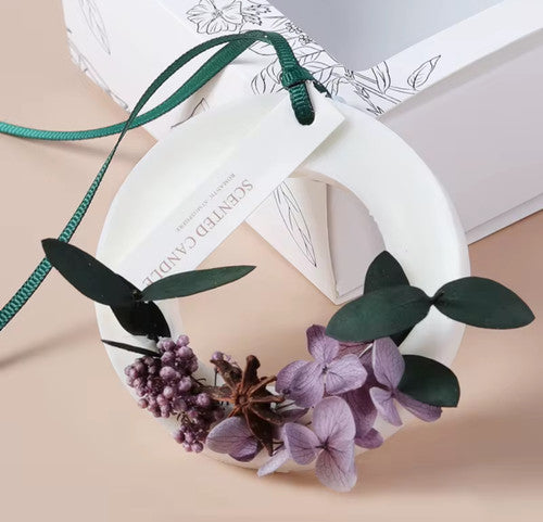 Bolsita de cera con aroma floral - Ambientador colgante decorativo - CA380