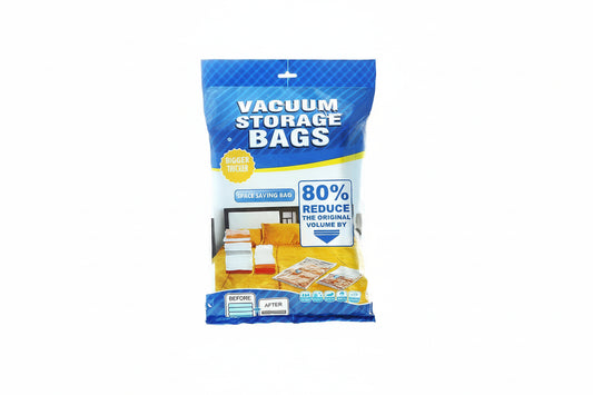 Juego de bolsas de almacenamiento al vacío: bolsas compactas con bomba manual (paquete de 6) - G8075-5