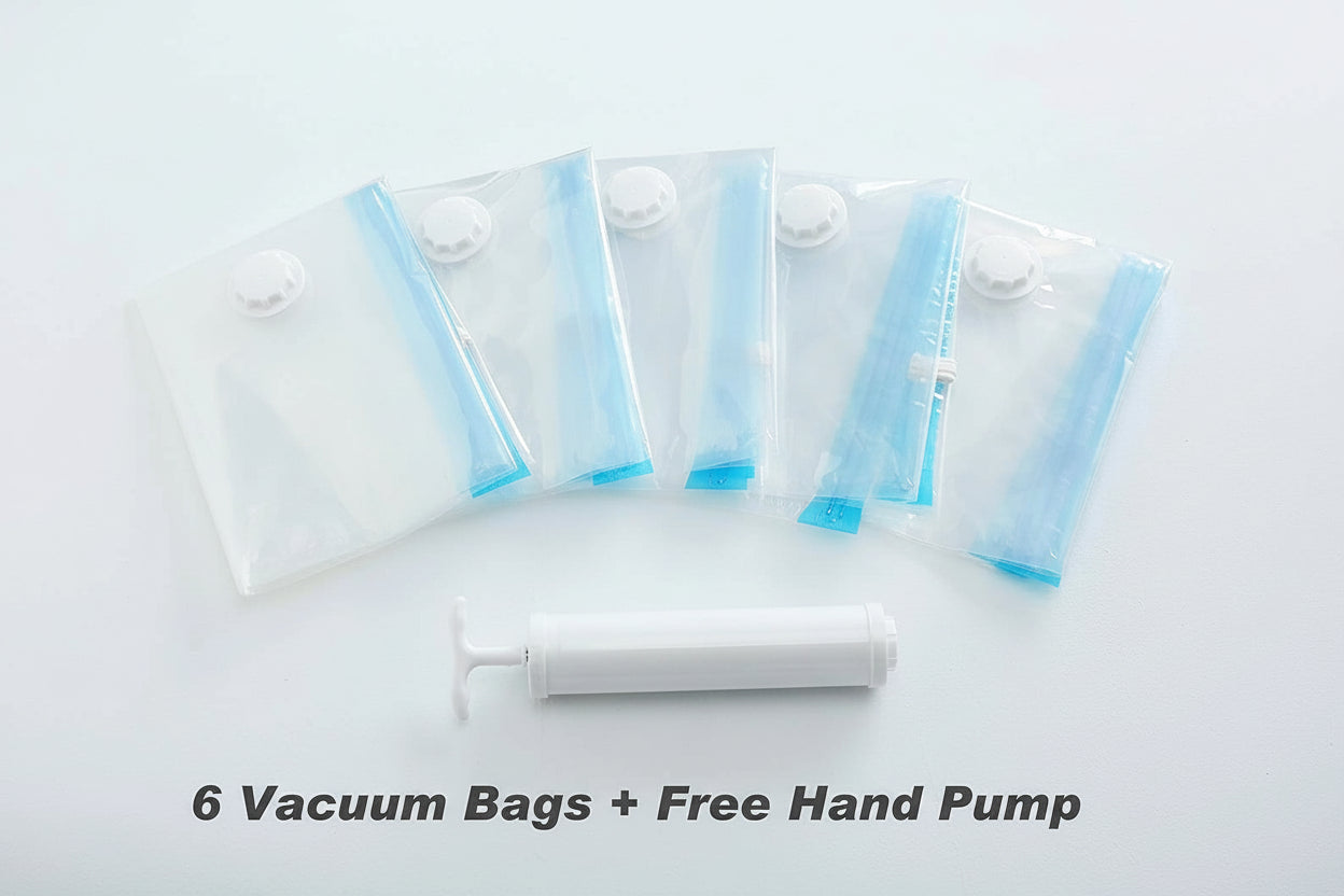 Space Saving Bags with Hand Pump (6 Pack) - G8075-5