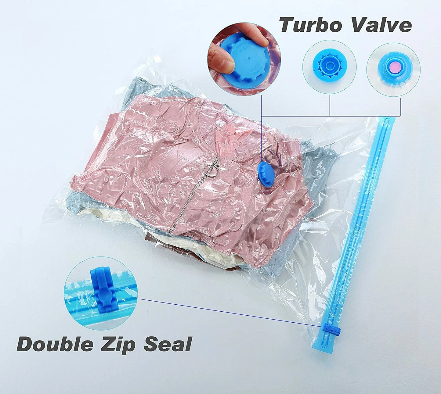 Space Saving Bags with Hand Pump (6 Pack) - G8075-5